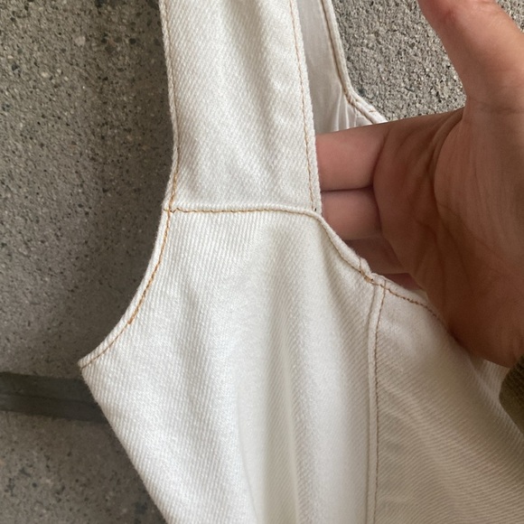 EVER NEW (Australia) White Denim Dress - Picture 11 of 13